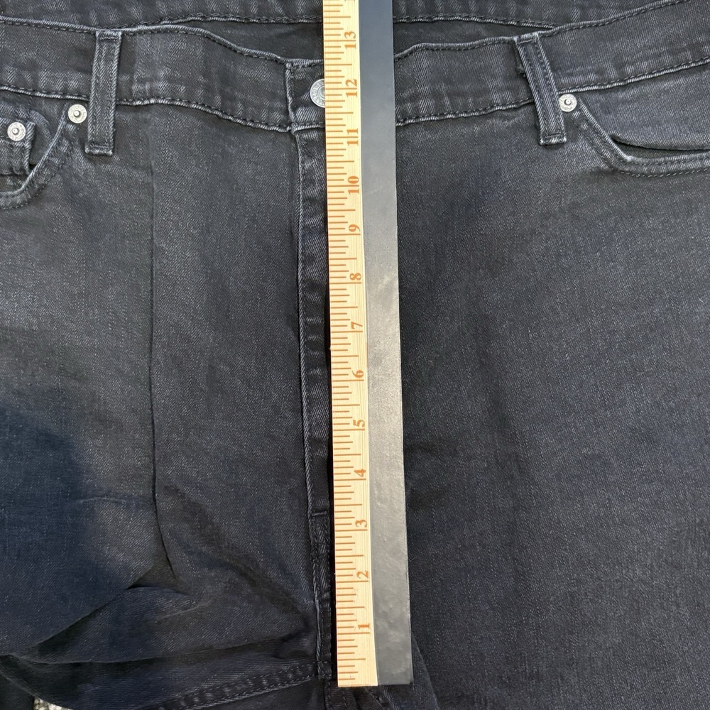 Levi's 541 Men's Black Wash Jeans‎ W44 L32 Athletic Taper Stretch - Picture 13 of 16